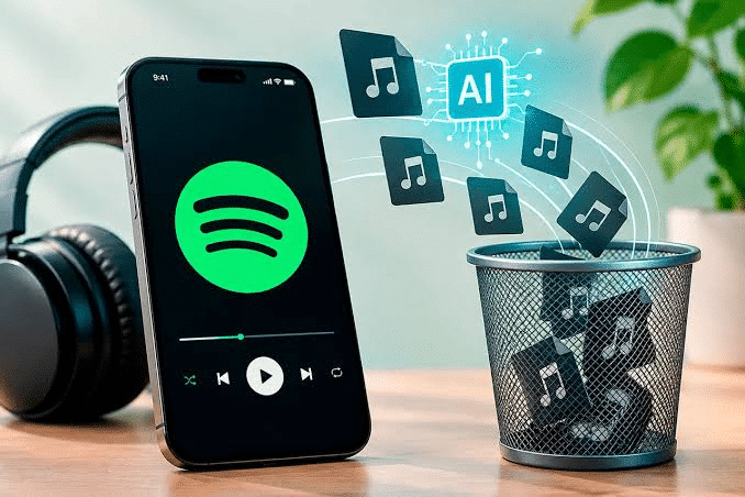 Spotify retiró más 50 millones de canciones consideradas contenido basura