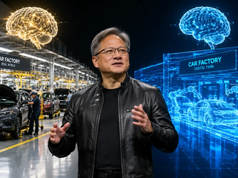 Jensen Huang Cree que la IA Cambiará las Fábricas Antes de que Cambien las Profesiones