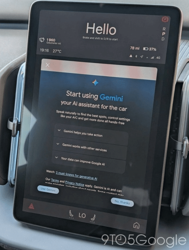 Google comenzó a desplegar una versión más personal de Gemini en Android Auto.