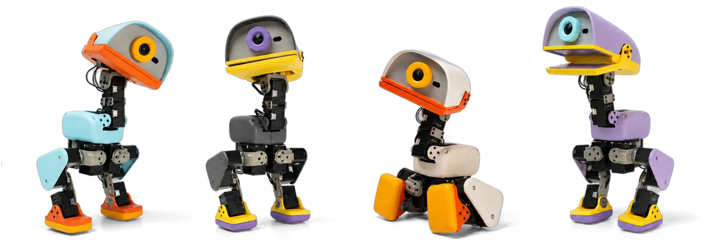 Microduck es fabricado por Pollen Robotics, compañía adquirida por Hugging Face en 2025, quien a su vez es adquirida por Nvidia en septiembre