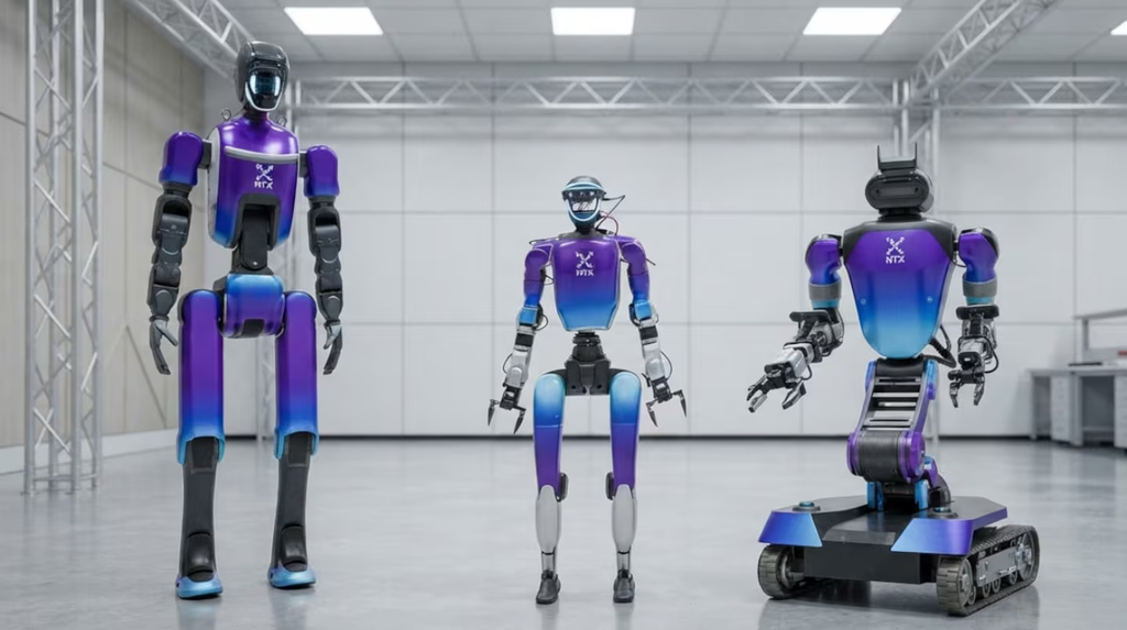 El Home Pin and Human Robotics Centre (H2RC), de Singapur entrena robots humanoides con IA