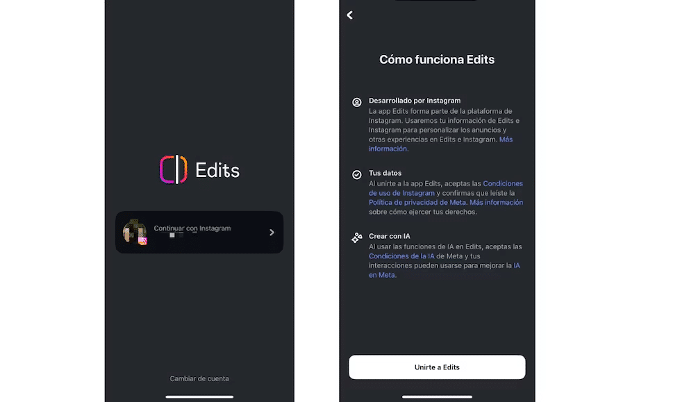 Instagram va a integrar un asistente creativo en su aplicación Edits